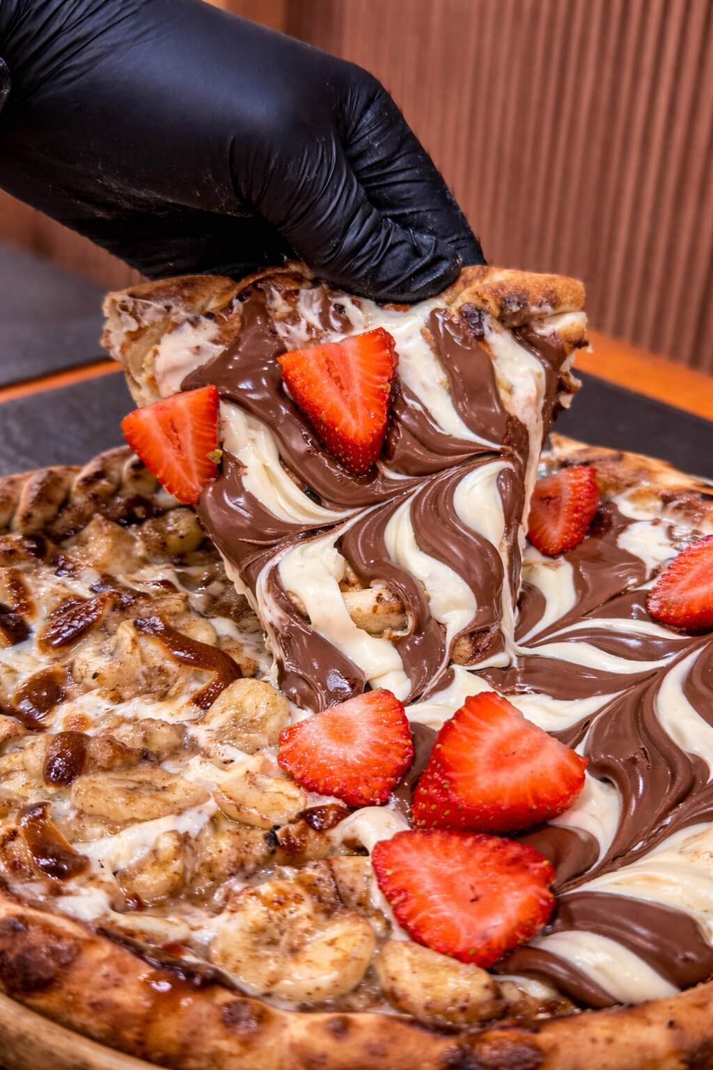 Pizza doce de morango Don Lek